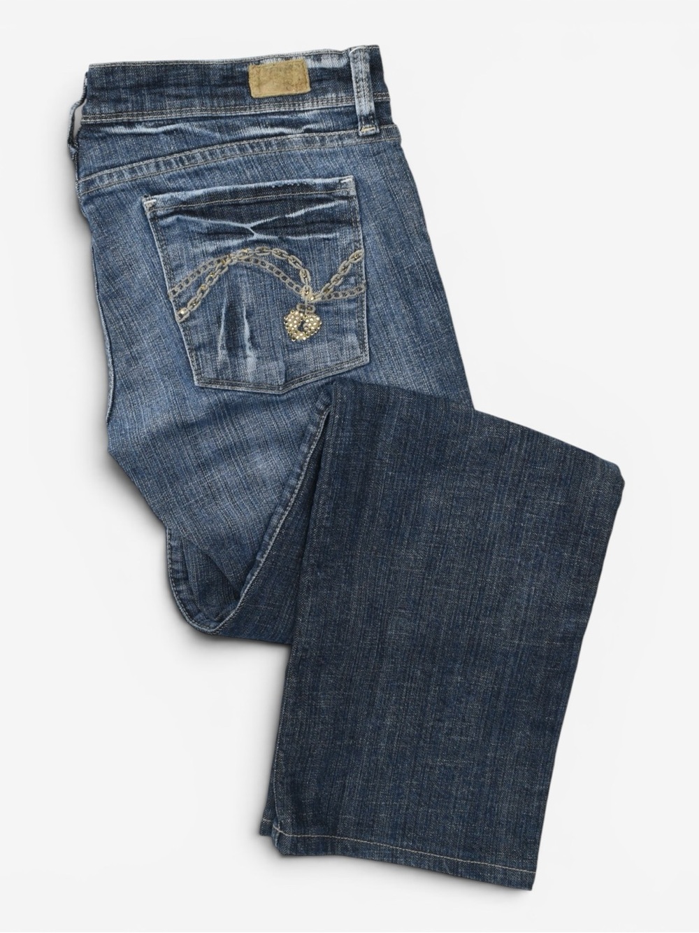 SEE THRU SOUL Late 2000s Denim Low Rise Boyfriend Jeans